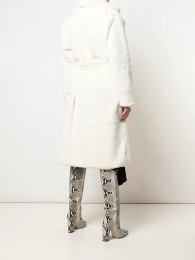 Shop Apparis Mona Robe Coat In White