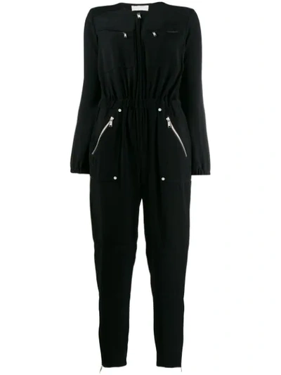 Shop Michael Michael Kors Sporty Zip Jumpsuit - Black