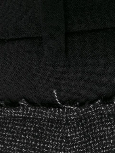 Shop Erika Cavallini Wool Appliqué Tailored Trousers In Black