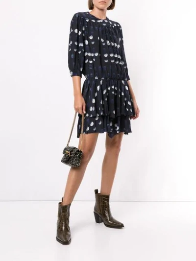 Shop Zadig & Voltaire Rooka Dotted Dress In Blue