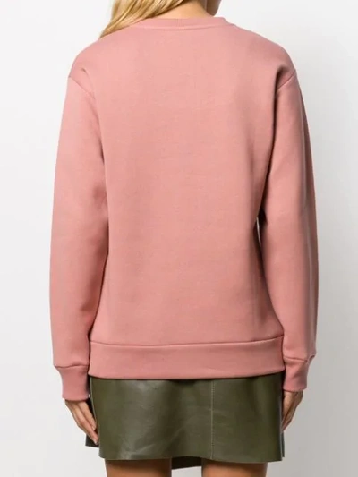 Shop N°21 Relaxed-fit Logo Sweatshirt In Pink