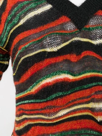 Pre-owned Jean Paul Gaultier 2000s Knitted Dress In Black