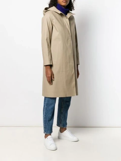 Shop Mackintosh Chryston Lr-1002d Trench Coat In Neutrals