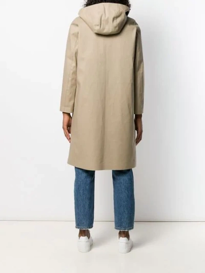 Shop Mackintosh Chryston Lr-1002d Trench Coat In Neutrals