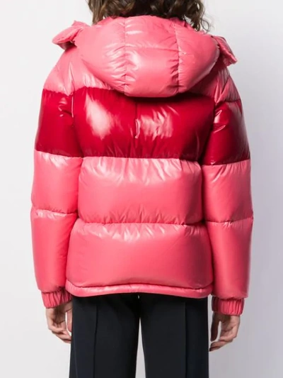 Shop Moncler Gary Colour-block Zipped Jacket In Pink