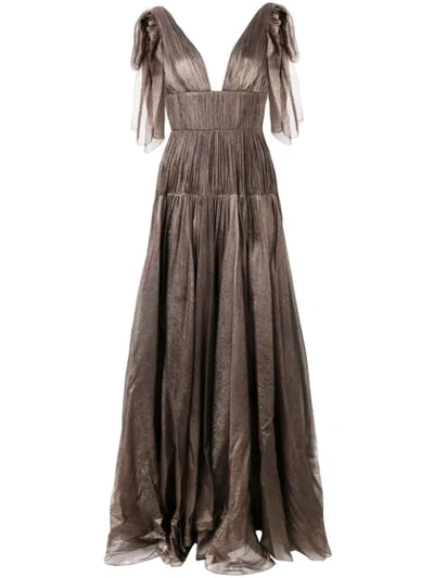 Shop Maria Lucia Hohan Rowen Evening Dress - Brown