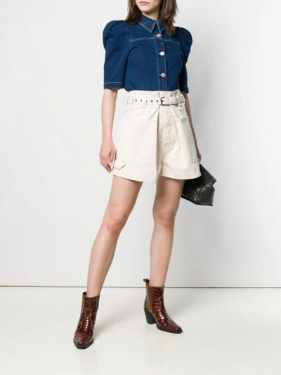 Shop Isabel Marant Cargoshorts Mit Falten - Nude In Neutrals