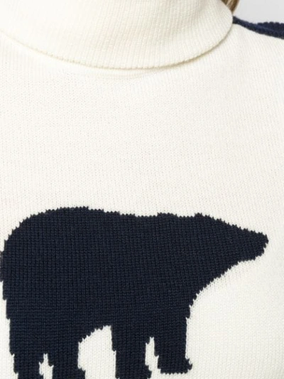 Shop Perfect Moment Bear Jumper In White