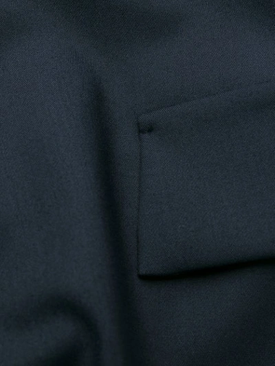 Shop Balmain Tuxedo-style Jumpsuit In Blue