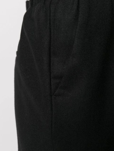 Kiltie Elasticated Waist Trousers In Black