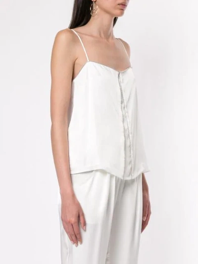 Shop Manning Cartell High Notes Sleeveless Top In White