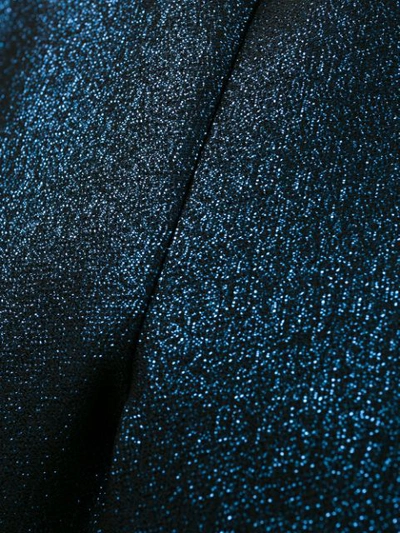 Shop P.a.r.o.s.h Glitter-effect Slim-fit Trousers In 083 Bluette