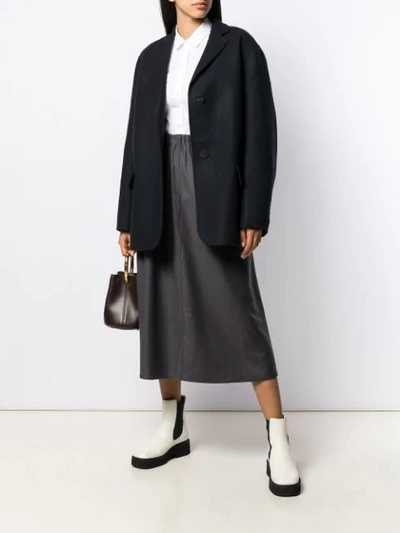 Shop Sofie D'hoore Oversized Cullen Coat In Blue