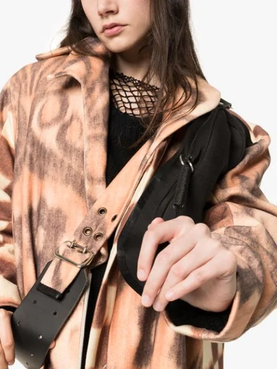 Shop Chopova Lowena Mixed Print Coat In Brown