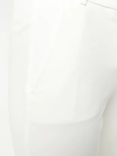 Shop Pinko Schmale 'bello' Hose - Weiss In White