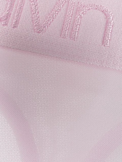 Shop Calvin Klein Logo Thong - Pink