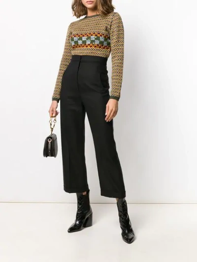 Pre-owned Jean Paul Gaultier 1990's Gem Embroidered Jumper In Yellow
