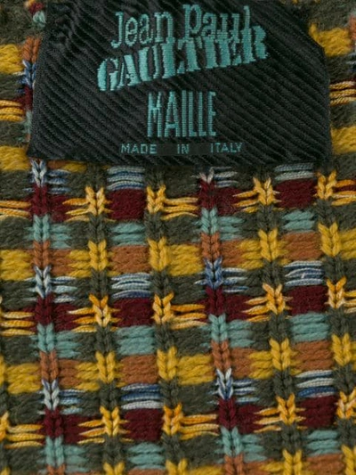 Pre-owned Jean Paul Gaultier 1990's Gem Embroidered Jumper In Yellow