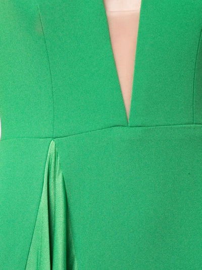 Shop Alex Perry Long Lindy Dress In Green