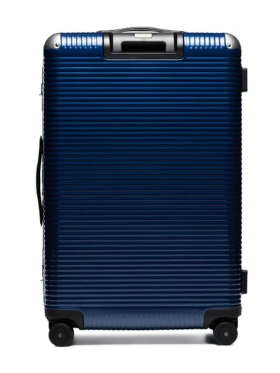 Shop Fpm - Fabbrica Pelletterie Milano Bank Light Spinner Light 68 Suitcase In Blue