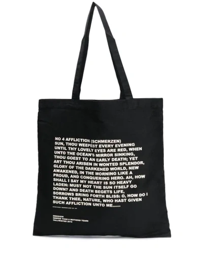Shop Rick Owens Drkshdw Large Affliction Tote Bag In Black