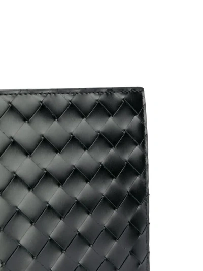 Shop Bottega Veneta Intrecciato-weave Clutch In Black