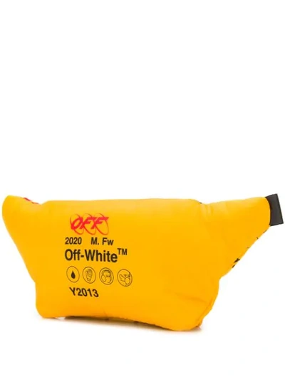 Shop Off-white Industrial Belt Bag In Yellow