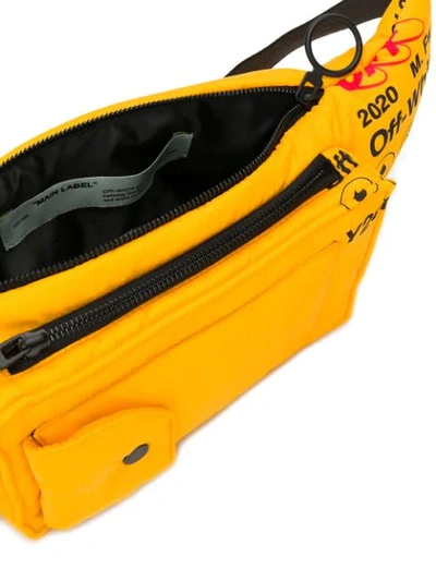 Shop Off-white Industrial Belt Bag In Yellow