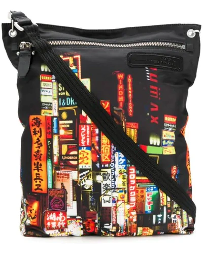 Shop Neil Barrett Tokyo Skyline Bag In Black
