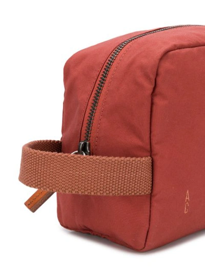 Shop Ally Capellino Simon Wash Bag In Red