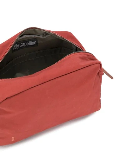 Shop Ally Capellino Simon Wash Bag In Red