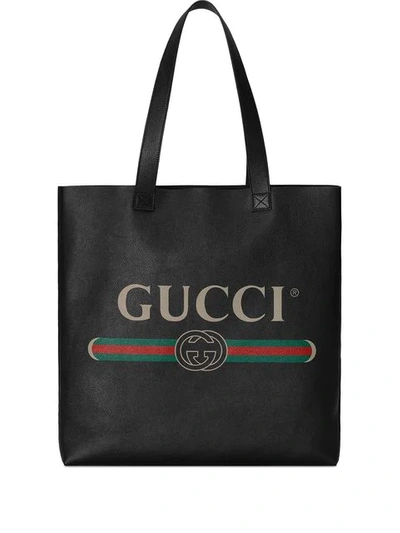 Shop Gucci Klassischer Shopper - Schwarz In Black