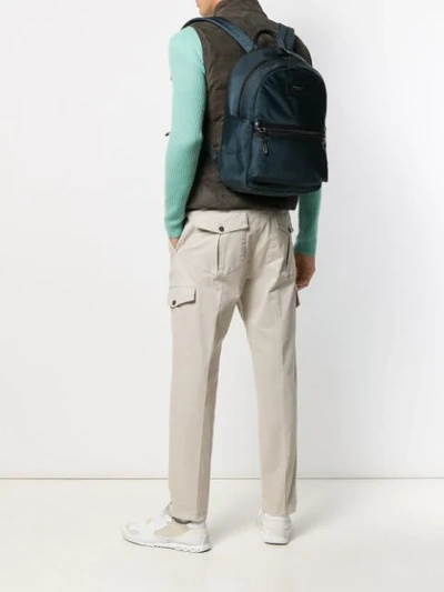 Shop Michael Kors Brooklyn Backpack In Blue