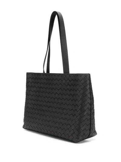 Shop Bottega Veneta Bv Slot Tote Bag In Black