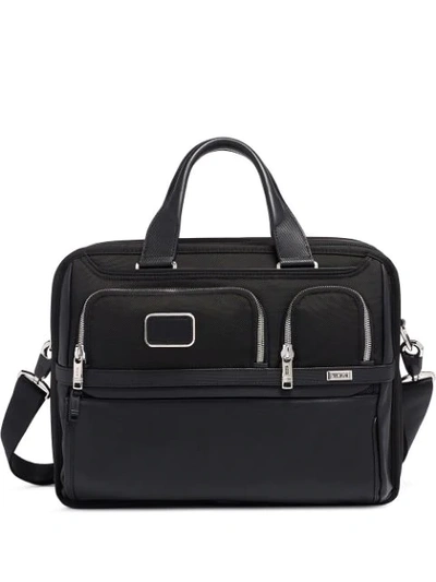 Shop Tumi Expanding Laptop Bag In Black