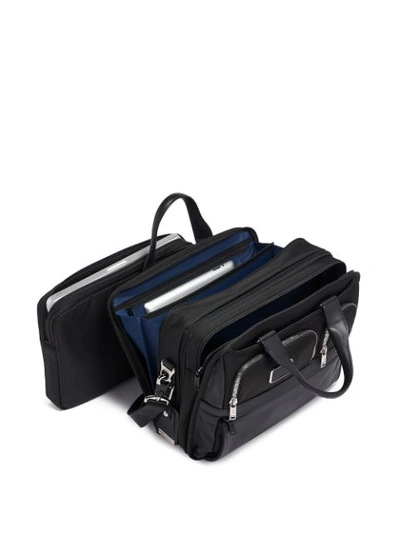 Shop Tumi Expanding Laptop Bag In Black