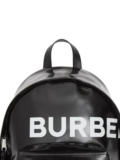 Shop Burberry Horseferry Print Backpack In Black