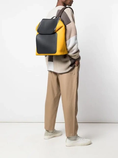 Shop Loewe Goya Backpack In Yellow