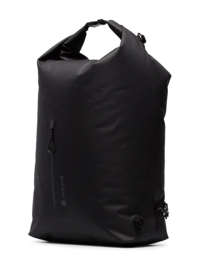Shop Snow Peak Four-way Utility Backpack In Black