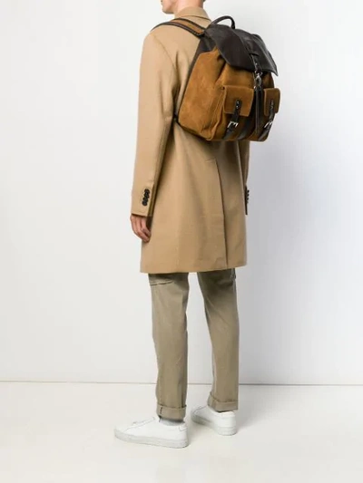 Shop Eleventy Drawstring Backpack - Brown