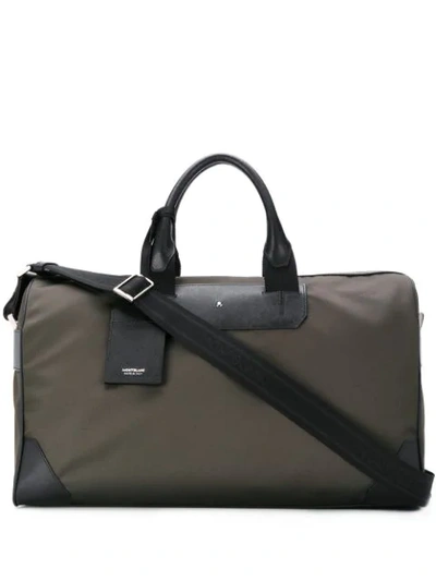Montblanc Sartorial Jet Nylon Duffel Bag In Green ModeSens