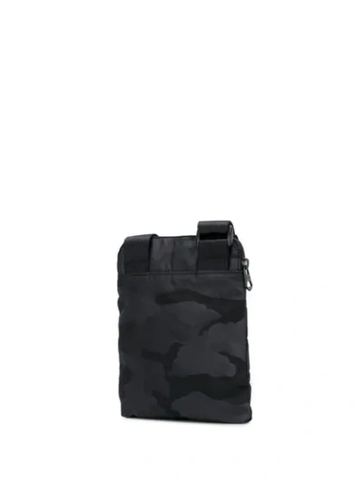 Shop Diesel Pocket Messenger Bag In Black