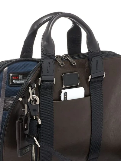 Shop Tumi Aviano Laptop Bag In Brown