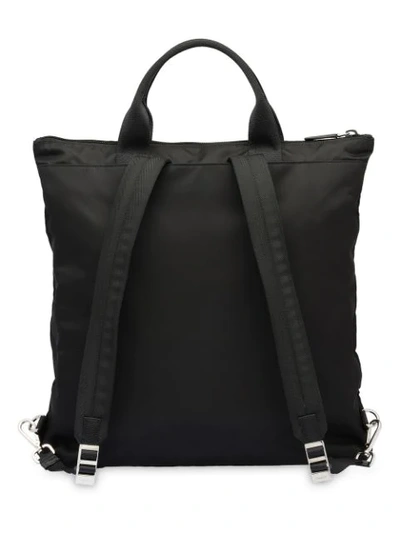 Shop Prada Multi-way Backpack - Black