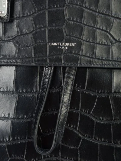 Shop Saint Laurent Sac De Jour Souple Backpack In Black