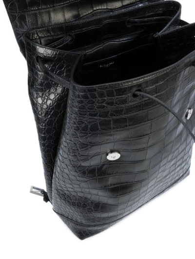 Shop Saint Laurent Sac De Jour Souple Backpack In Black