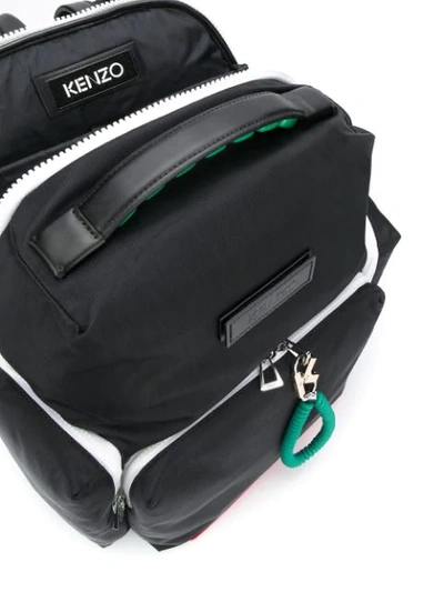 Shop Kenzo Pockets Backpack In Black