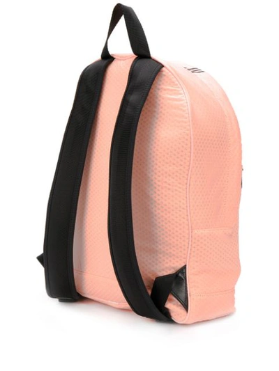 Shop Kenzo Large Logo-print Backpack In Orange