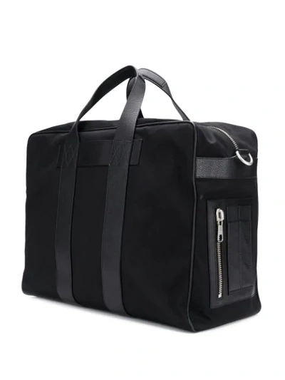 Shop Neil Barrett Oversized Holdall Bag In Black
