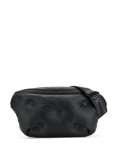 Shop Maison Margiela Glam Slam Belt Bag In Black